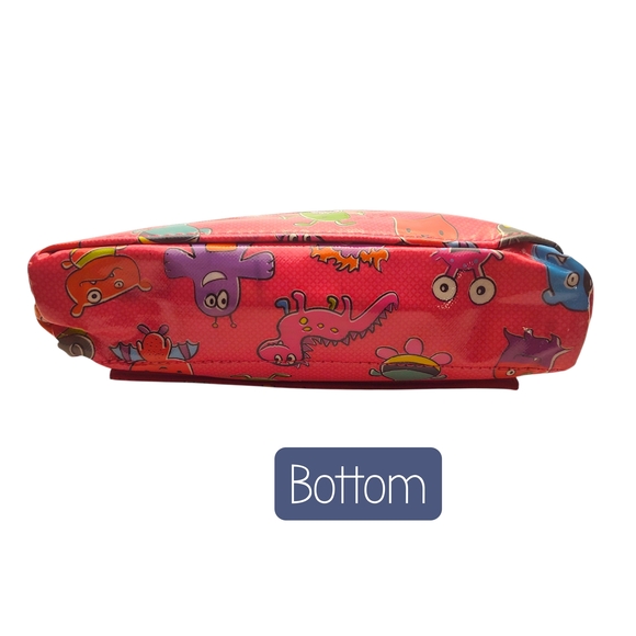 Papercase Pink Monster Zippered Pencil Pouch - Picture 6 of 10